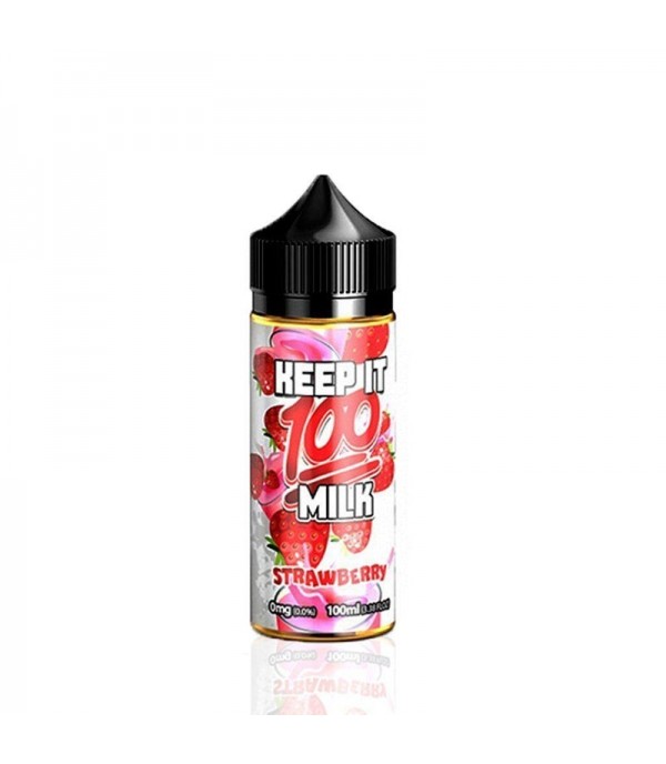 KEEP IT 100 Vape Juice - Strawberry Milk (100mL) KEEP IT 100 Vape Juice - Strawberry Milk (100mL)