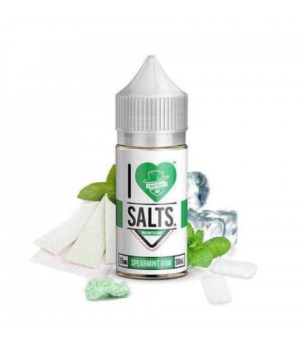 Mad Hatter Vape Juice I Love Salts Spearmint Gum 30ml Mad Hatter Vape Juice I Love Salts Spearmint Gum 30ml