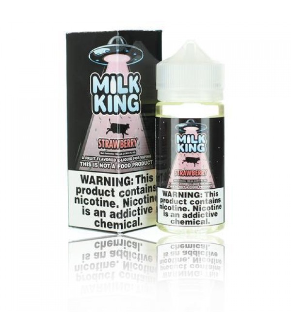 Milk King Strawberry Milk 100ml Vape Juice Milk King Strawberry Milk 100ml Vape Juice