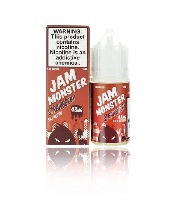 Jam Monster Salts Strawberry 30ml Vape Juice Jam Monster Salts Strawberry 30ml Vape Juice