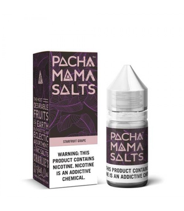 Pachamama Salts Starfruit Grape 30ml Nic Salt Vape Juice Pachamama Salts Starfruit Grape 30ml Nic Salt Vape Juice