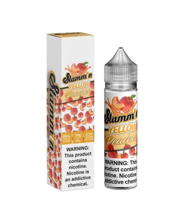 Slammin Yellow Peach 60ml Vape Juice Slammin Yellow Peach 60ml Vape Juice