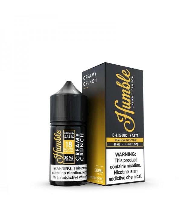 Humble Juice Co. Creamy Crunch 30ml Nic Salt Vape Juice Humble Juice Co. Creamy Crunch 30ml Nic Salt Vape Juice