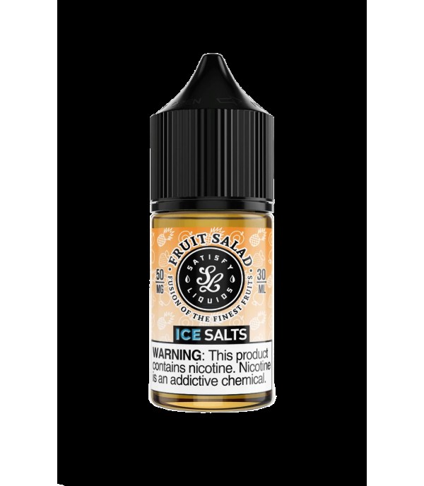 Satisfy E-Liquids Fruit Salad On Ice 30ml Nic Salt Vape Juice Satisfy E-Liquids Fruit Salad On Ice 30ml Nic Salt Vape Juice
