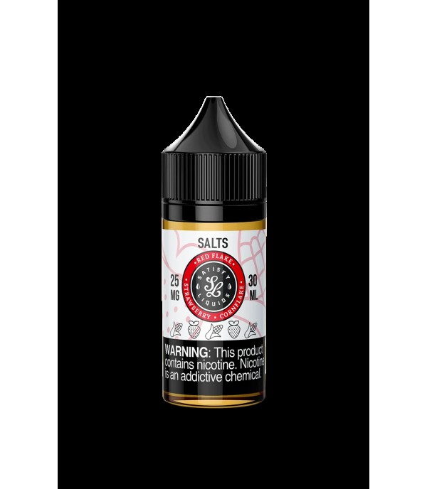 Satisfy E-Liquids Red Flake 30ml Nic Salt Vape Juice Satisfy E-Liquids Red Flake 30ml Nic Salt Vape Juice