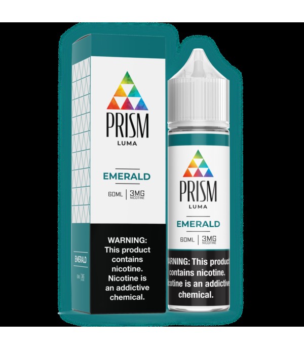 Prism E-Liquids Luma Series Emerald 60ml Vape Juice Prism E-Liquids Luma Series Emerald 60ml Vape Juice