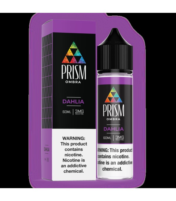 Prism E-Liquids Ombra Series Dahlia 60ml Vape Juice Prism E-Liquids Ombra Series Dahlia 60ml Vape Juice