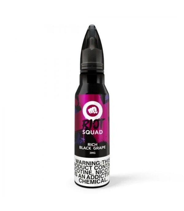Riot Squad Rich Black Grape 60ml Vape Juice Riot Squad Rich Black Grape 60ml Vape Juice
